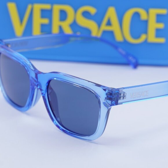 Versace Kids VK4006U 5532/80 Rectangle Sunglasses - Royal Blue/Dark Blue - Picture 4 of 10
